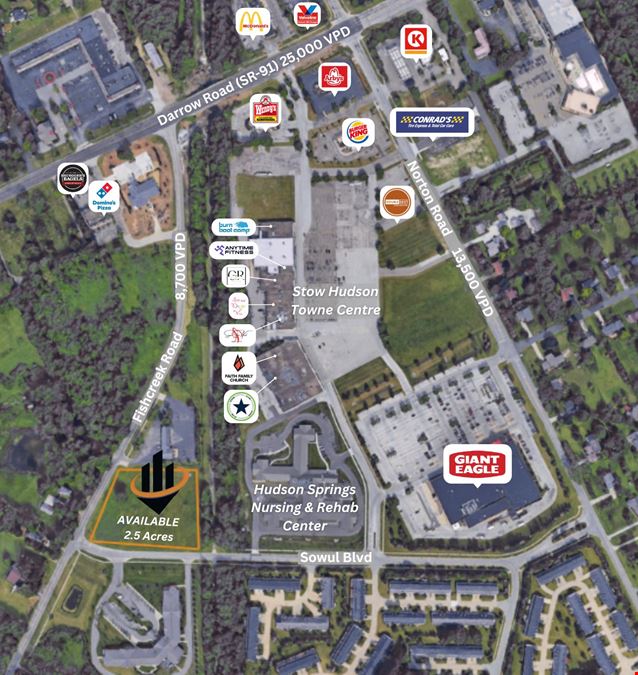 2.5 Acres (Hard Corner)  | STOW, OH