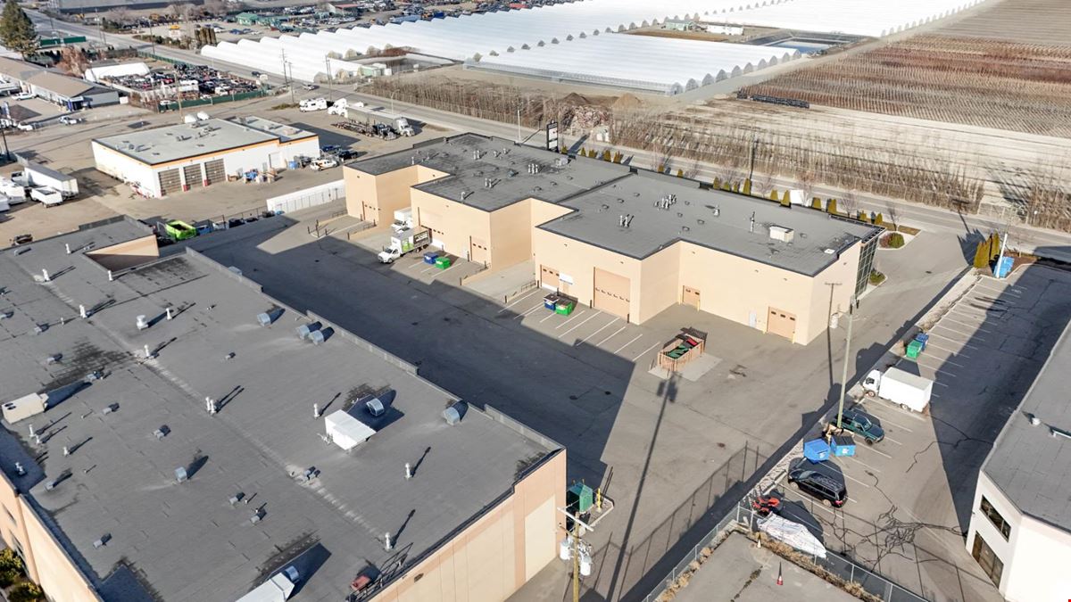Centrally located industrial end-cap for sublease in the West Kelowna Business Park.