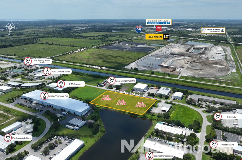 3 Industrial Lots - For Sale