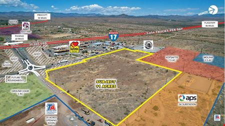 Preview of VacantLand space for Sale at  NEQ E Arcosanti Road & S Cross L Road