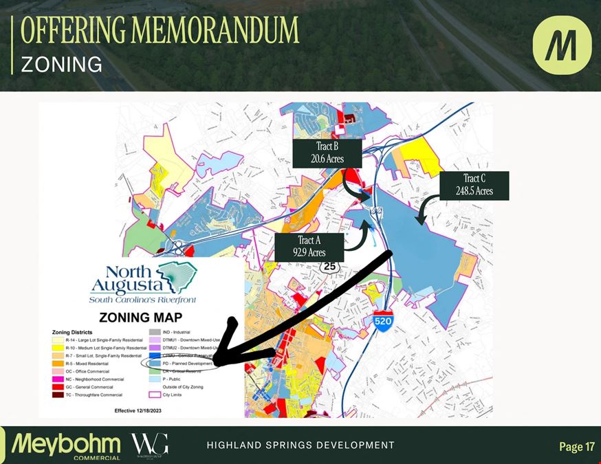 Highland Springs Development | 362 Commercial Acres Available