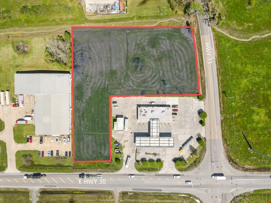 Dual Access Corner Lot at Hwy 30 and Hwy 73