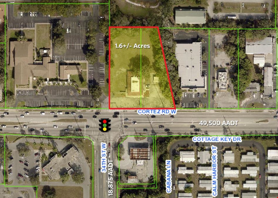 Cortez Road High-Visibility Building for Lease