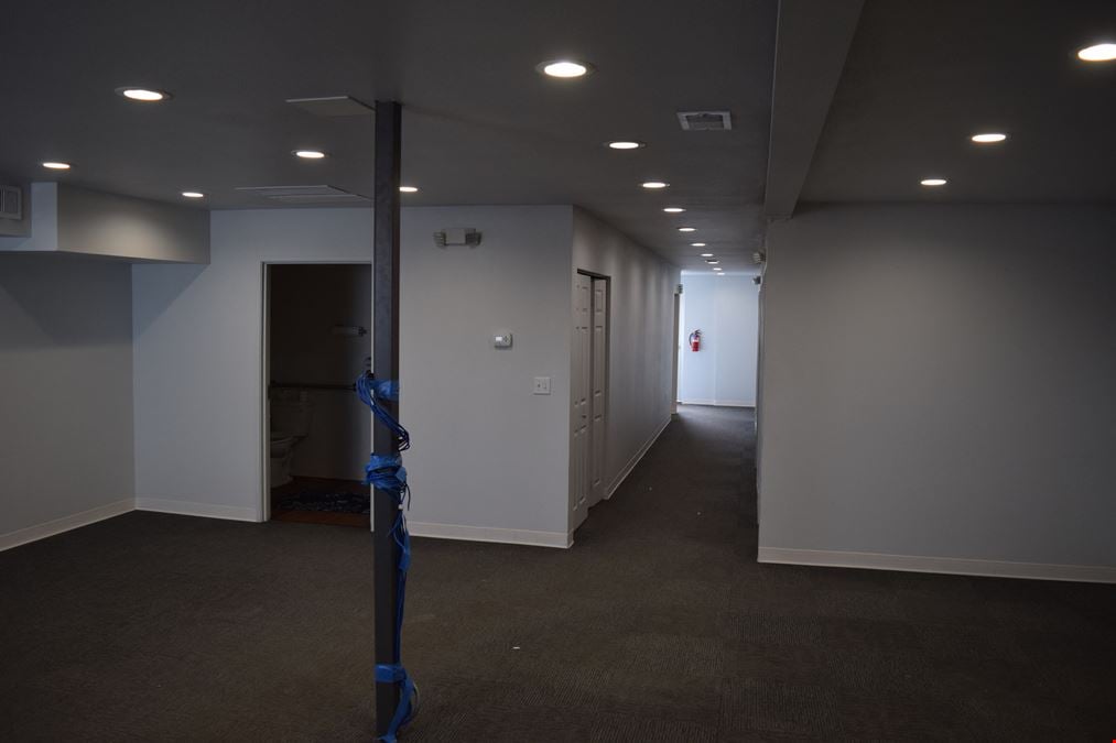 1,708 SF flex/office with 1,653 SF of bonus mezzanine storage area