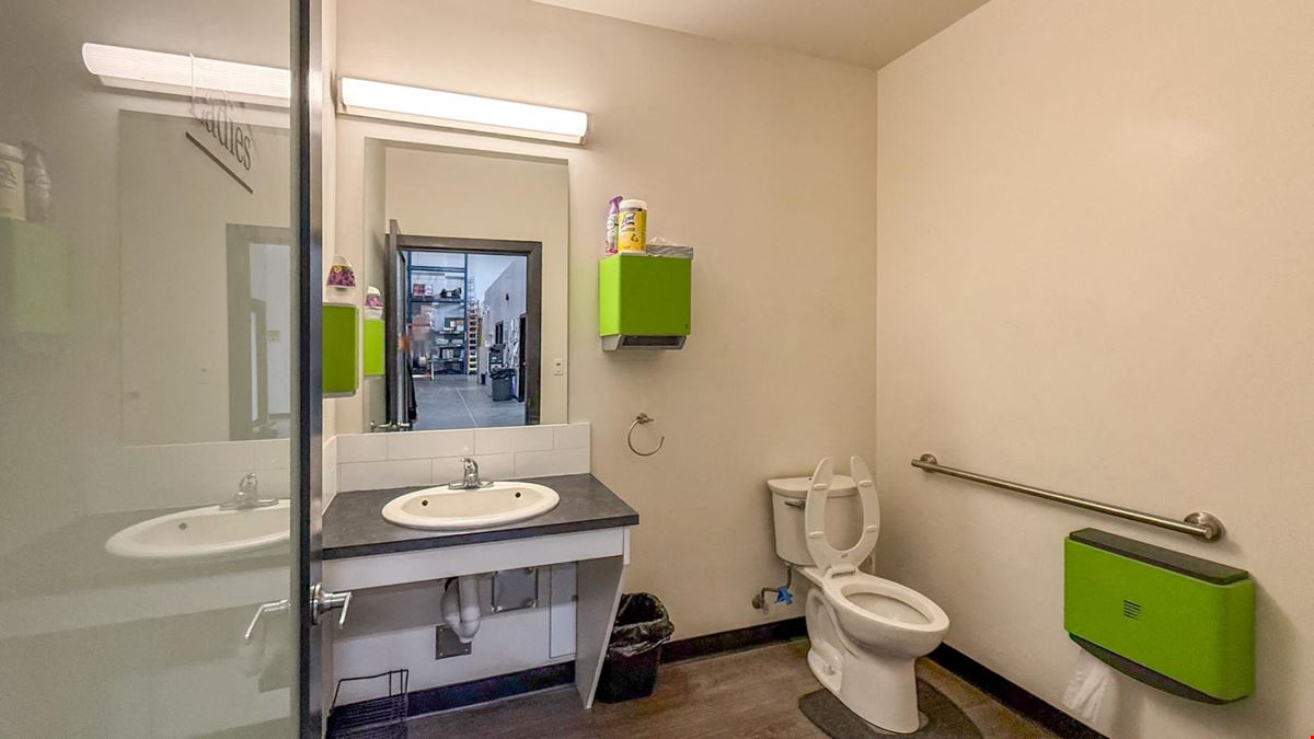 Centrally located industrial end-cap for sublease in the West Kelowna Business Park.