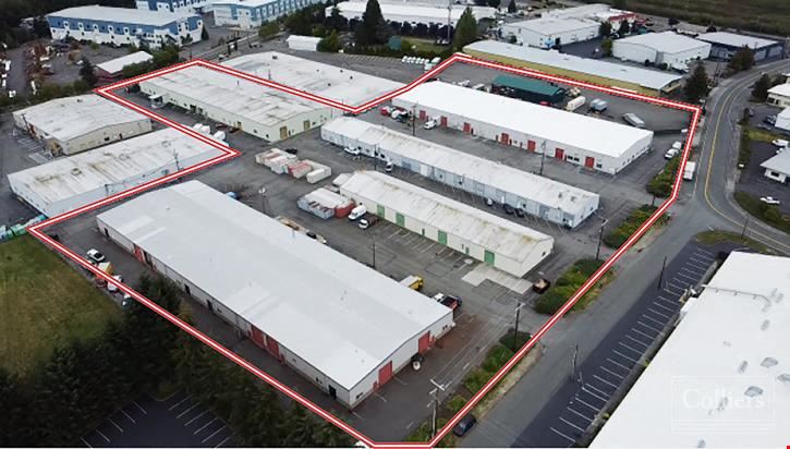The HERS Industrial Park in Mukilteo (WA) is a rare opportunity to acquire a multi-building industrial complex that caters to the smaller industrial tenant.