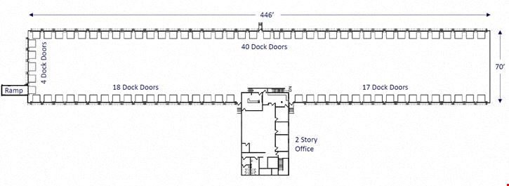 80-Door Truck Terminal and Maintenance Facility on ±10.07 acres