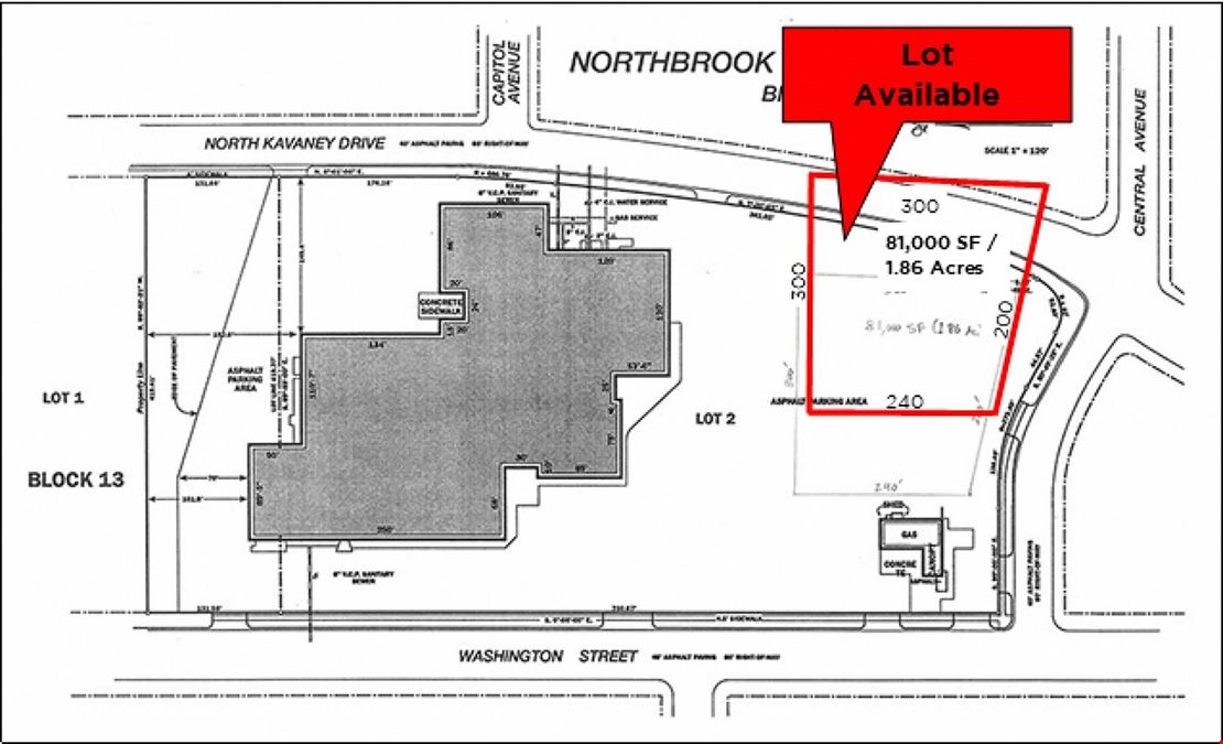 Prime Retail/Office/Restaurant Lot