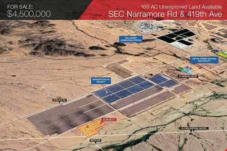 Preview of VacantLand space for Sale at SEC Narramore Rd & 419th Ave