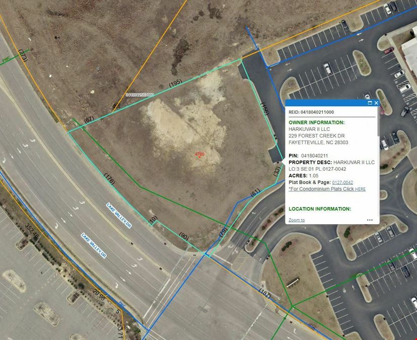 1.05 AC Ground Lease Opportunity in the Cross Creek Mall Area