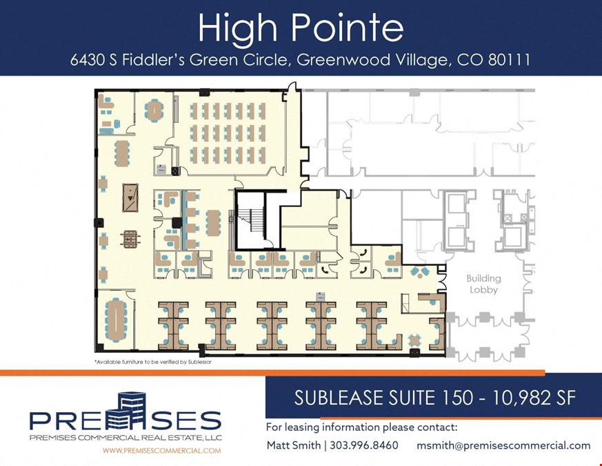 High Pointe Sublease - 6430 South Fiddlers Green Circle