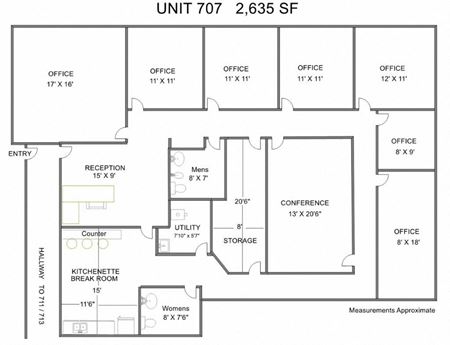 Preview of commercial space at 707 Ridgeview Dr