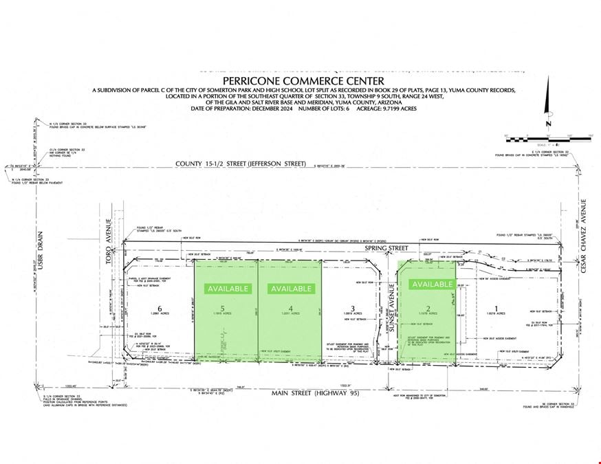 ±1.2-acre Somerton Lots