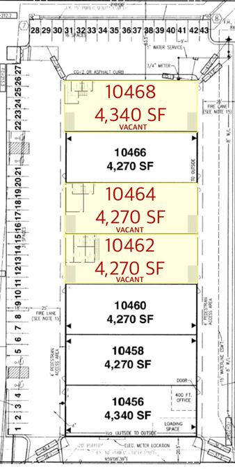 Heavy Industrial Warehouse Bays