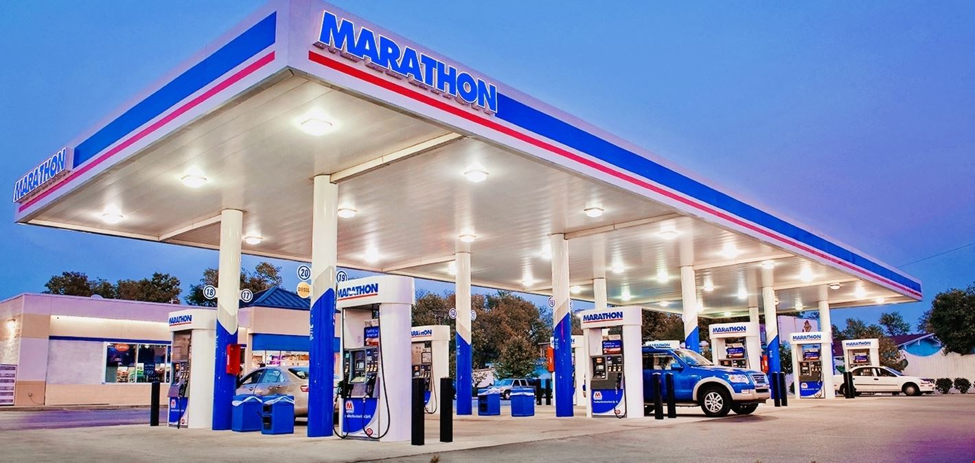 WABASH AVE PURE NNN MARATHON GAS  STATION W/ SIGNATURE "GO MARKET" C-STROE FOR SALE!