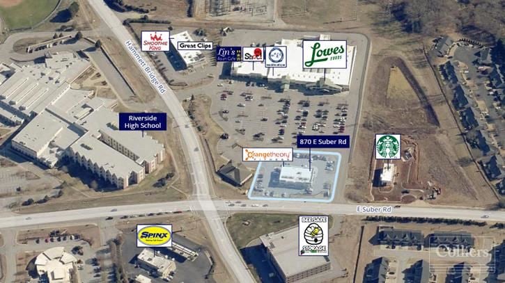 ±2,954-SF Restaurant-Ready Endcap Anchored by Lowes Foods in Riverside Crossing Outparcel