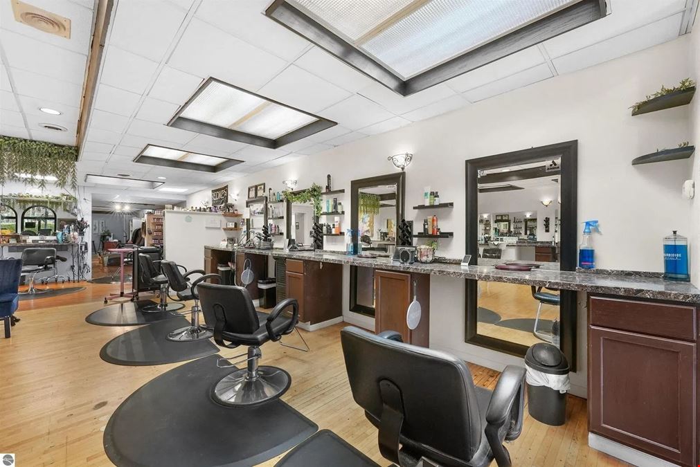 Historical Building (2,050 SF) and Business (Hair Salon)