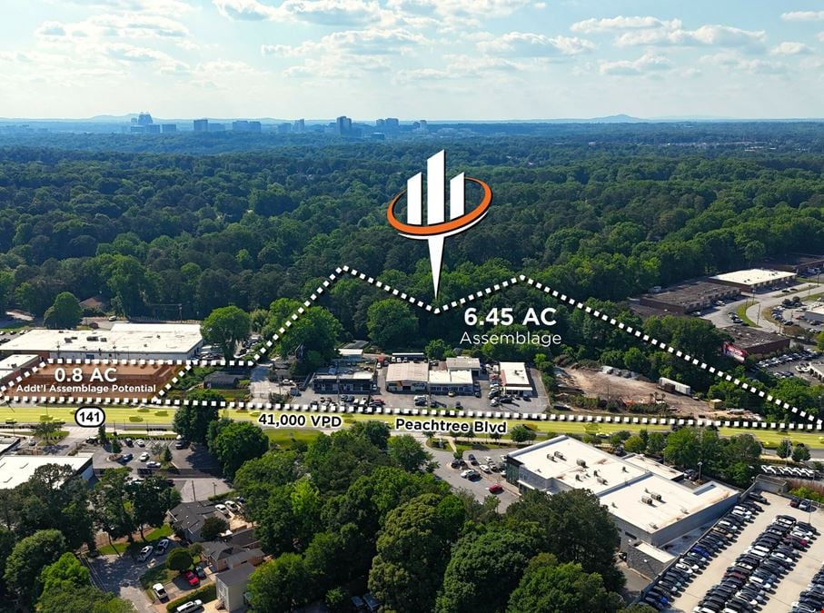 6.45-AC Assemblage on Peachtree Blvd