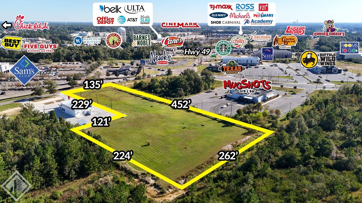 2.05 Acres Across from Sam's Club