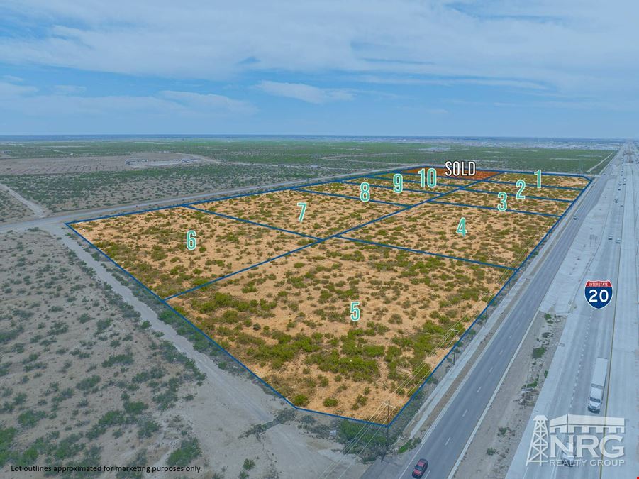 9 Lots on Interstate 20 for Custom Build to Suit!
