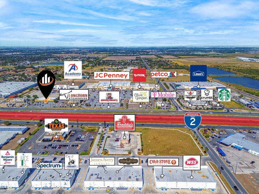 1,600 SF | 2nd Gen Retail | Weslaco,TX
