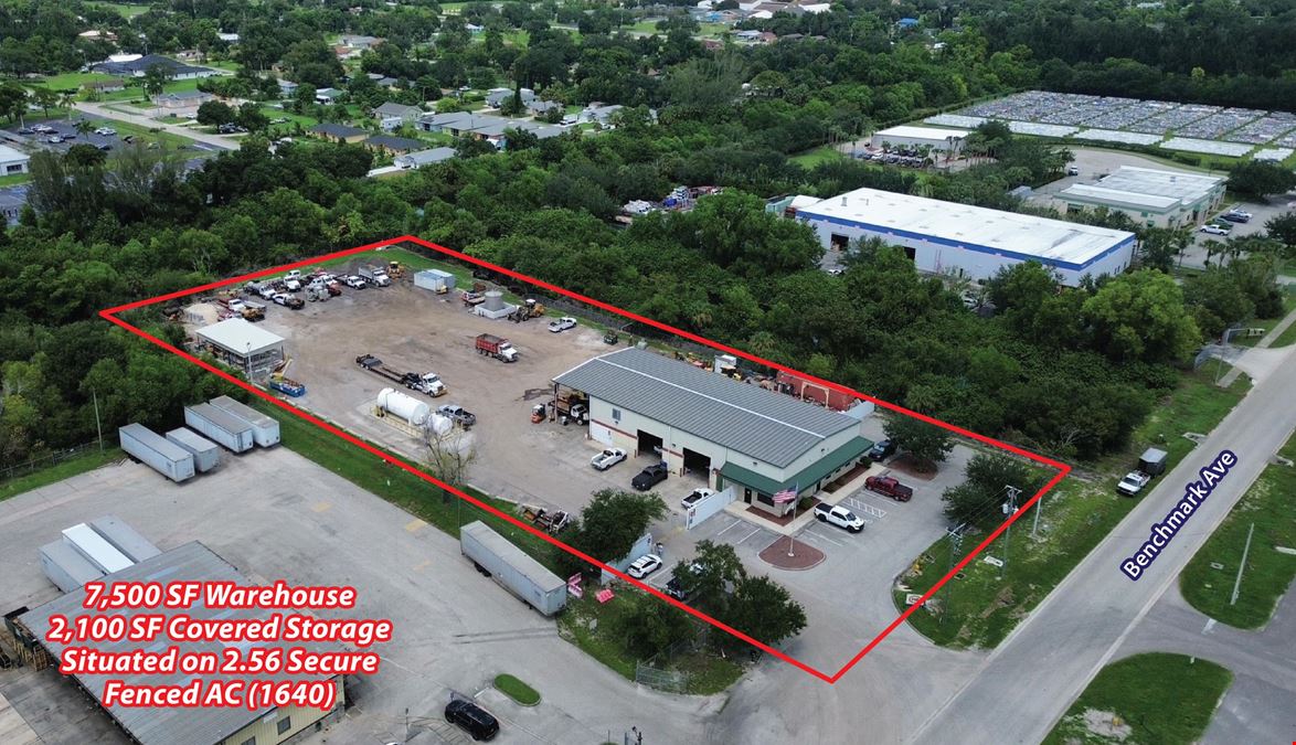 7,500 SF Industrial Space with Outdoor Storage