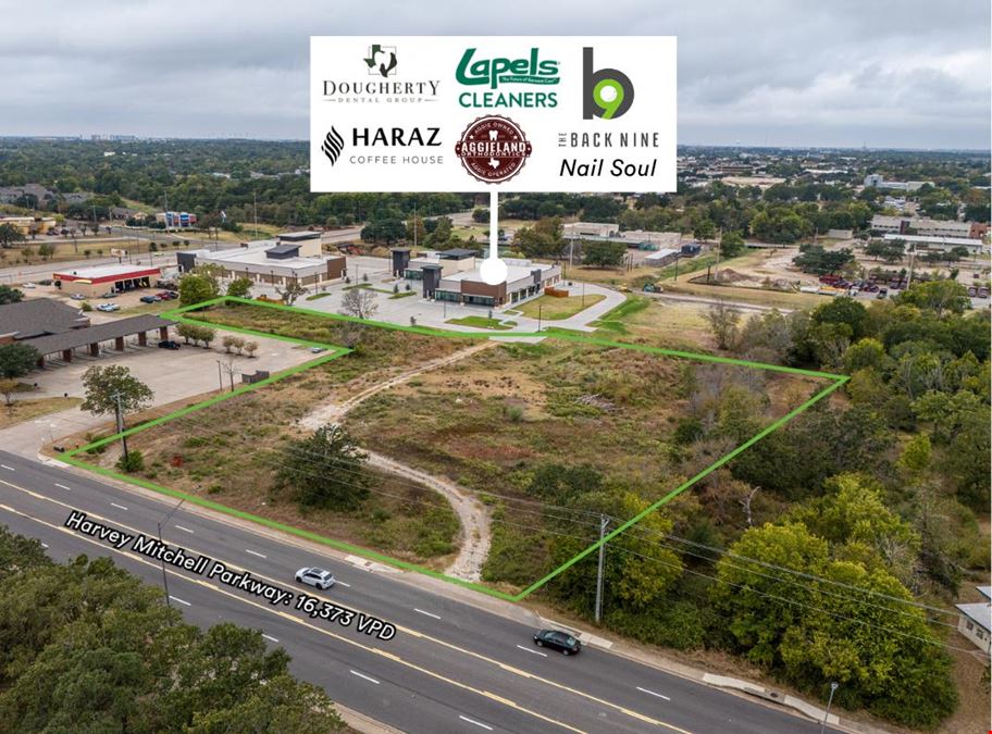 3.55 AC on Harvey Mitchell Parkway S