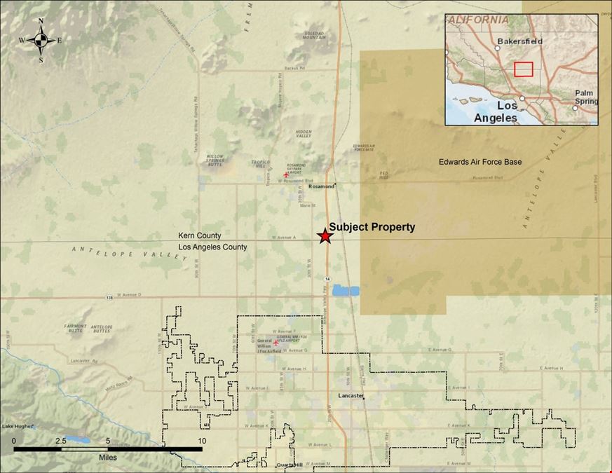 Highway Development Site--Ave A & Hwy 14--Rosamond CA