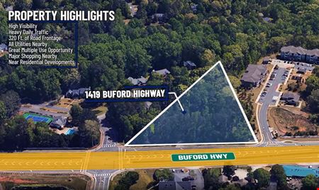 Preview of VacantLand space for Sale at 1419 Buford Highway 