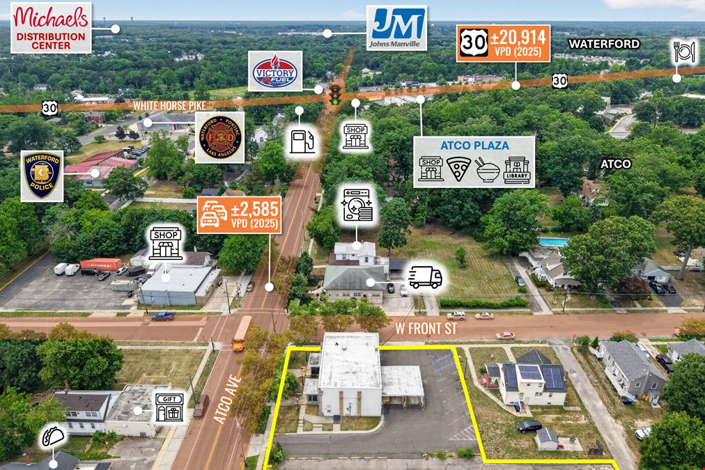 $1 Auction - Former BB&T Bank | 2 Drive-Thrus | Philadelphia MSA | $139K Avg HH Income | Hard Corner