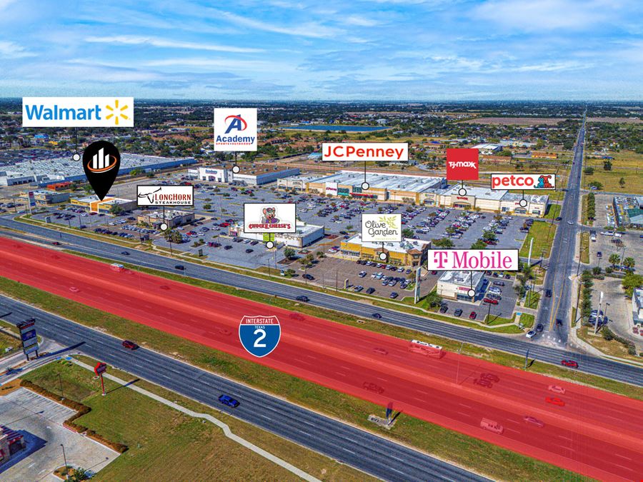 1,600 SF | 2nd Gen Retail | Weslaco,TX