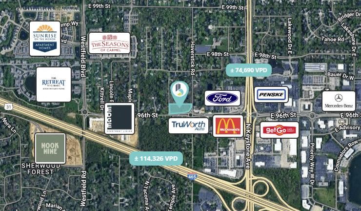 96th St & Haverstick Rd