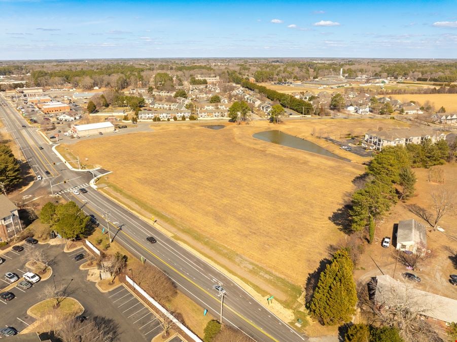 7.99 Acres C-1 Development Land at Lighted Intersection
