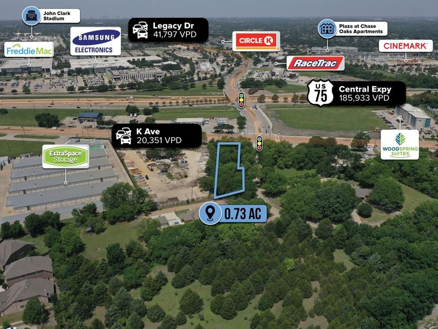 Signalized Hard Corner 0.73 AC Parcel | 37K Traffic Count | Dallas-Fort Worth MSA
