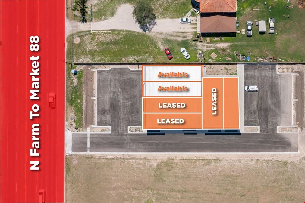 1,250 SF Retail Spaces | Elsa TX