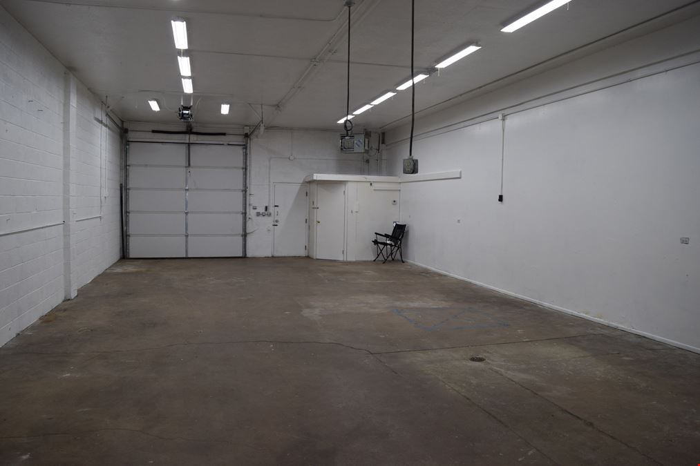 2,000-4,000 SF office warehouse units with drive through 10'x10' doors