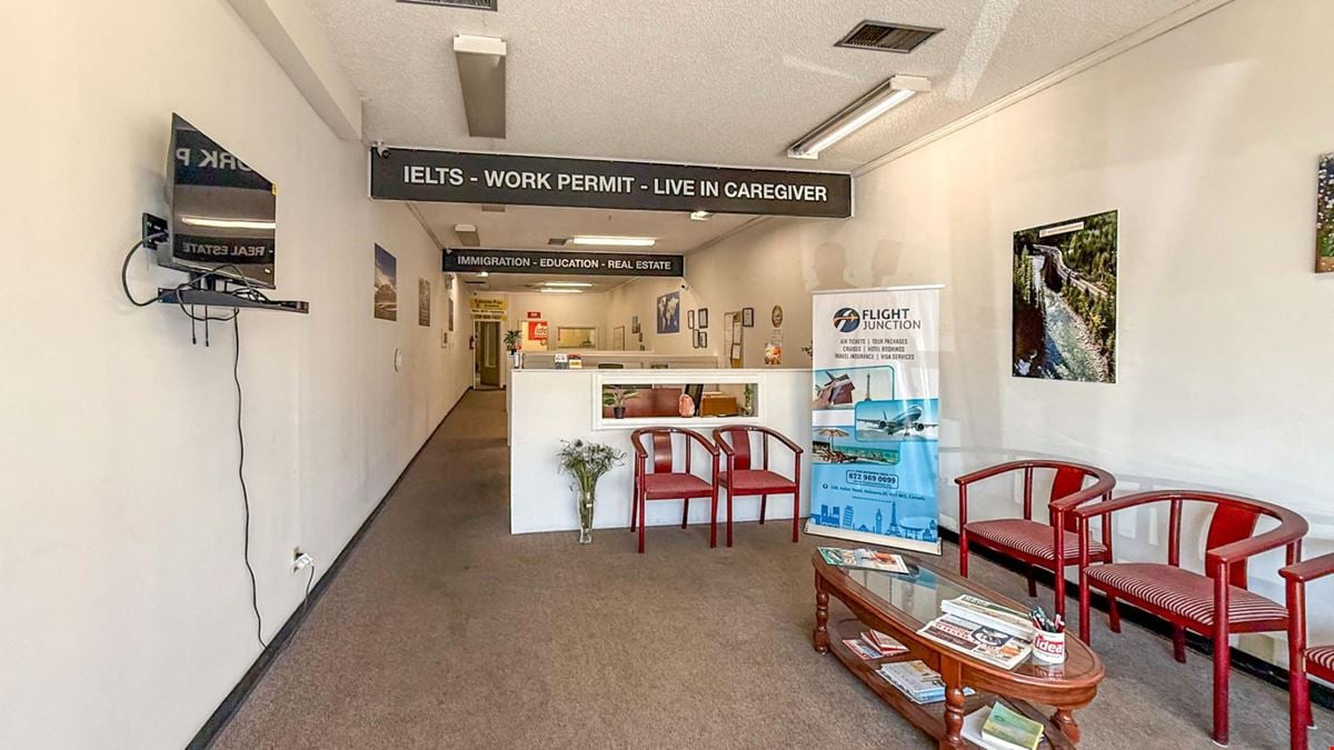 Retail/Services unit available in the Asher Complex