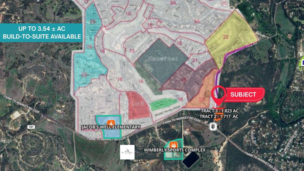 Wimberley Retail Sites - NE Corner of RM 2325 & Jacob's Well Rd