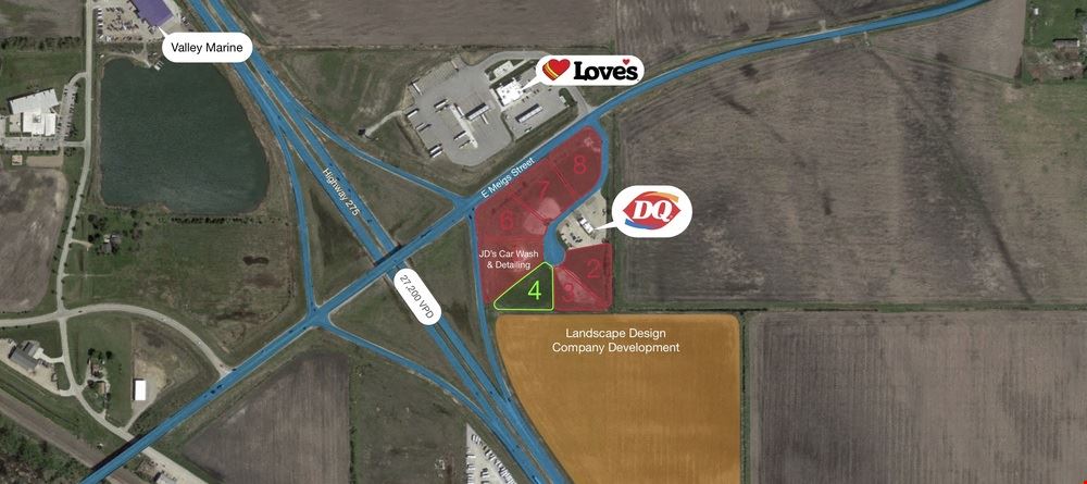 Land property in Valley, NE