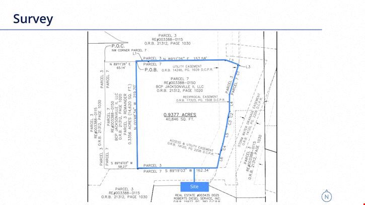 .94± AC Parcel on  Pritchard Road at I-295
