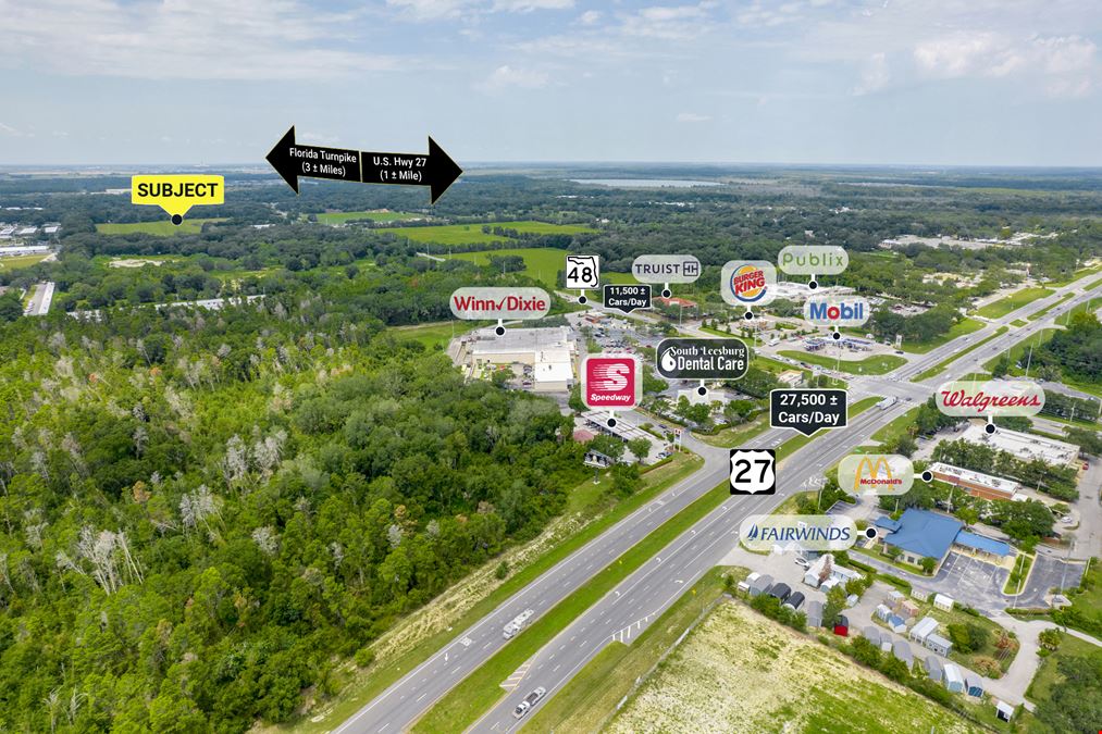 32 Acre Industrial/Commercial Approved PUD CR-48 Leesburg