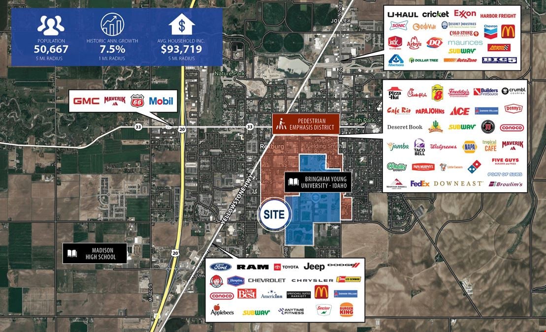 Multi-Family Development Site Next to BYU-Idaho