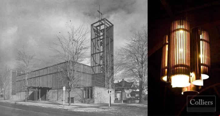 Historic Pietro Belluschi church for sale in NE Portland.