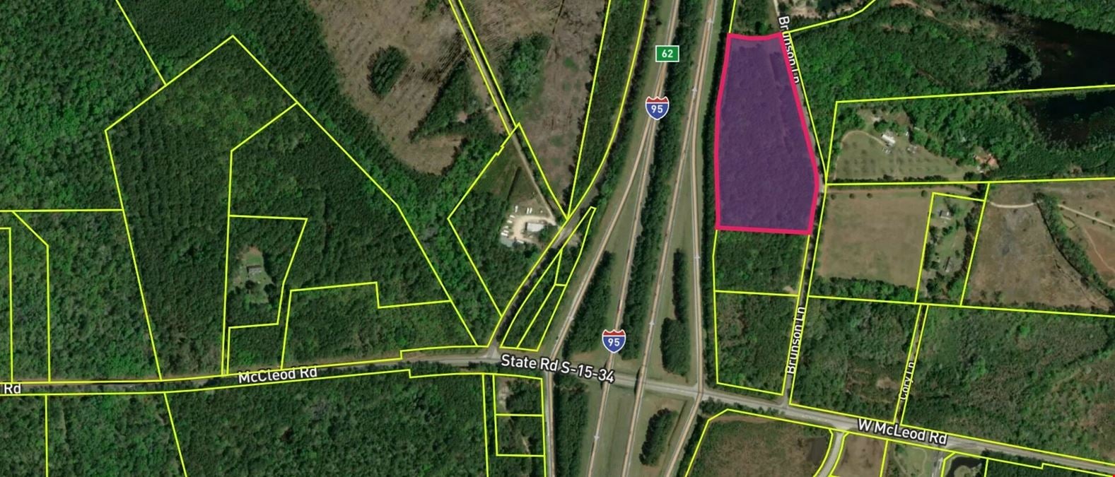 INTERSTATE 1-95 EXIT 62 | 11.37 AC MASSIVE IOS / TRUCKING INTERCHANGE SITE | OPPORTUNITY ZONE