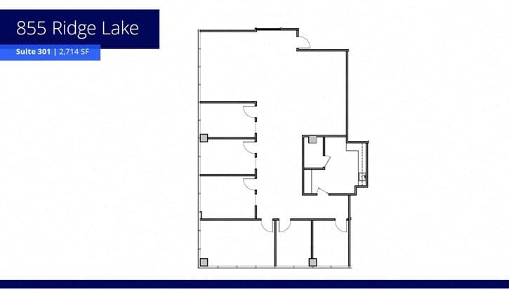 Preview of Office space for Rent at 855 Ridge Lake Blvd
