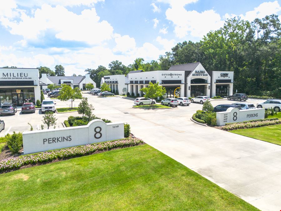 Perkins 8: Class A Office and Retail Suites near Pecue Lane