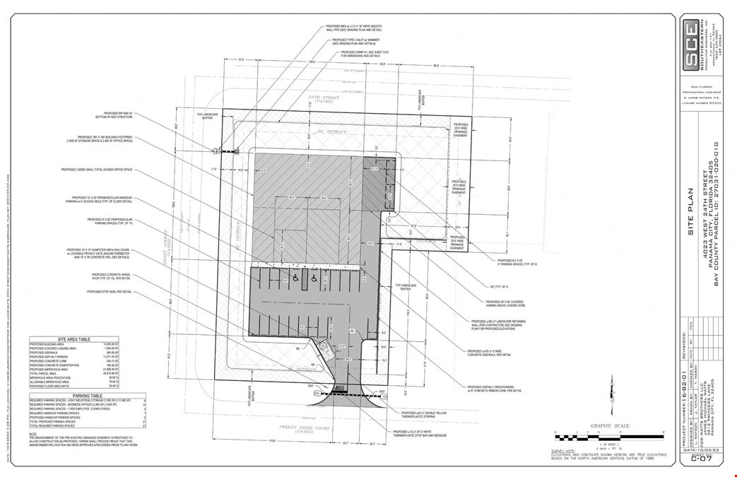 Approved Development Order & Steel Building | 1.12 +/- Acres | W 23rd Ct.