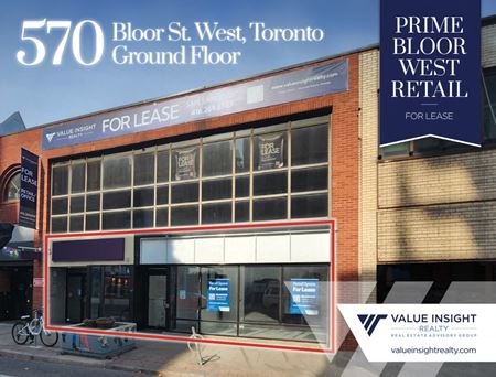 Preview of Retail space for Rent at 570 Bloor Street West