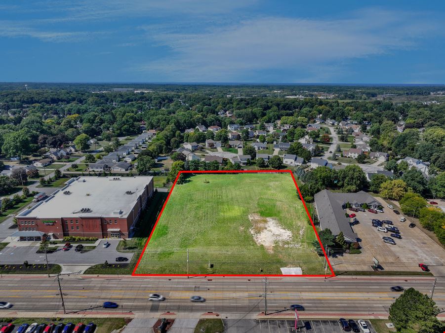 250’ Frontage on Route 20 | 3.15 AC Commercial Land | 15K+ VPD | Painesville / Mentor Corridor