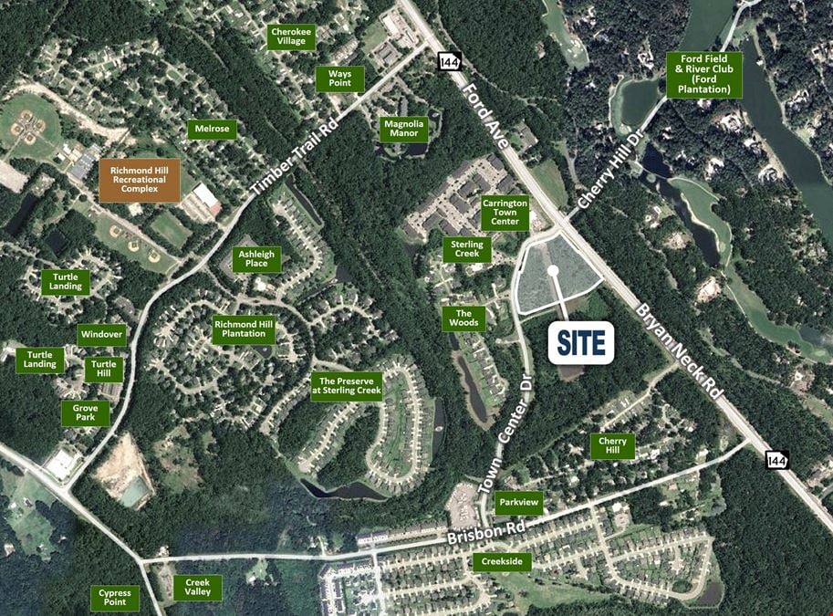 ±9.393 Commercial Acres on GA Hwy 144 (Ford Ave)